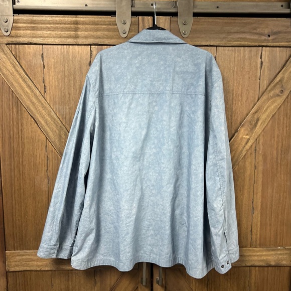 Levi's Lightweight Cotton Shacket Blue Print Size XXL - Picture 6 of 11